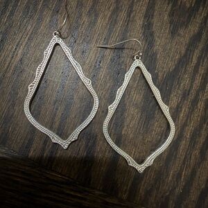 Elegant Silver Teardrop Earrings